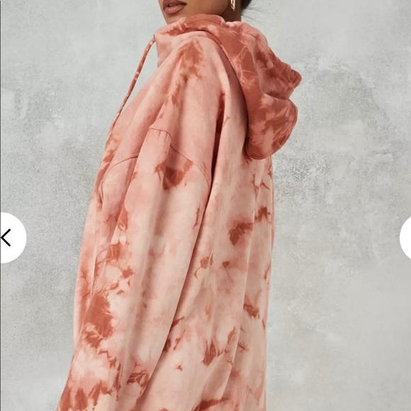 Oversized Tie-Dye Hoodie Dress - Picture 2 of 2